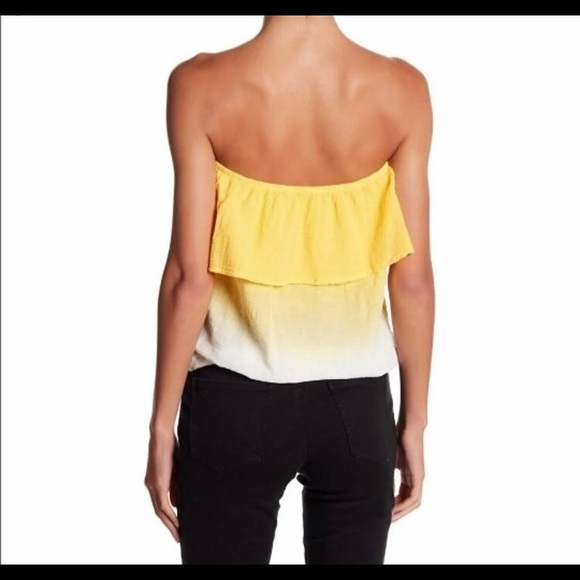 Socialite yellow ombré top - Picture 2 of 4